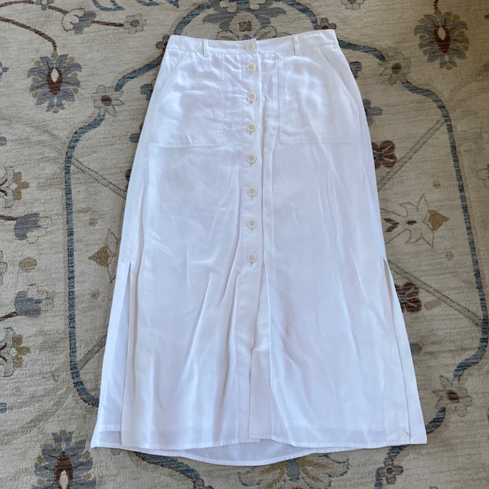 Talbots linen skirt